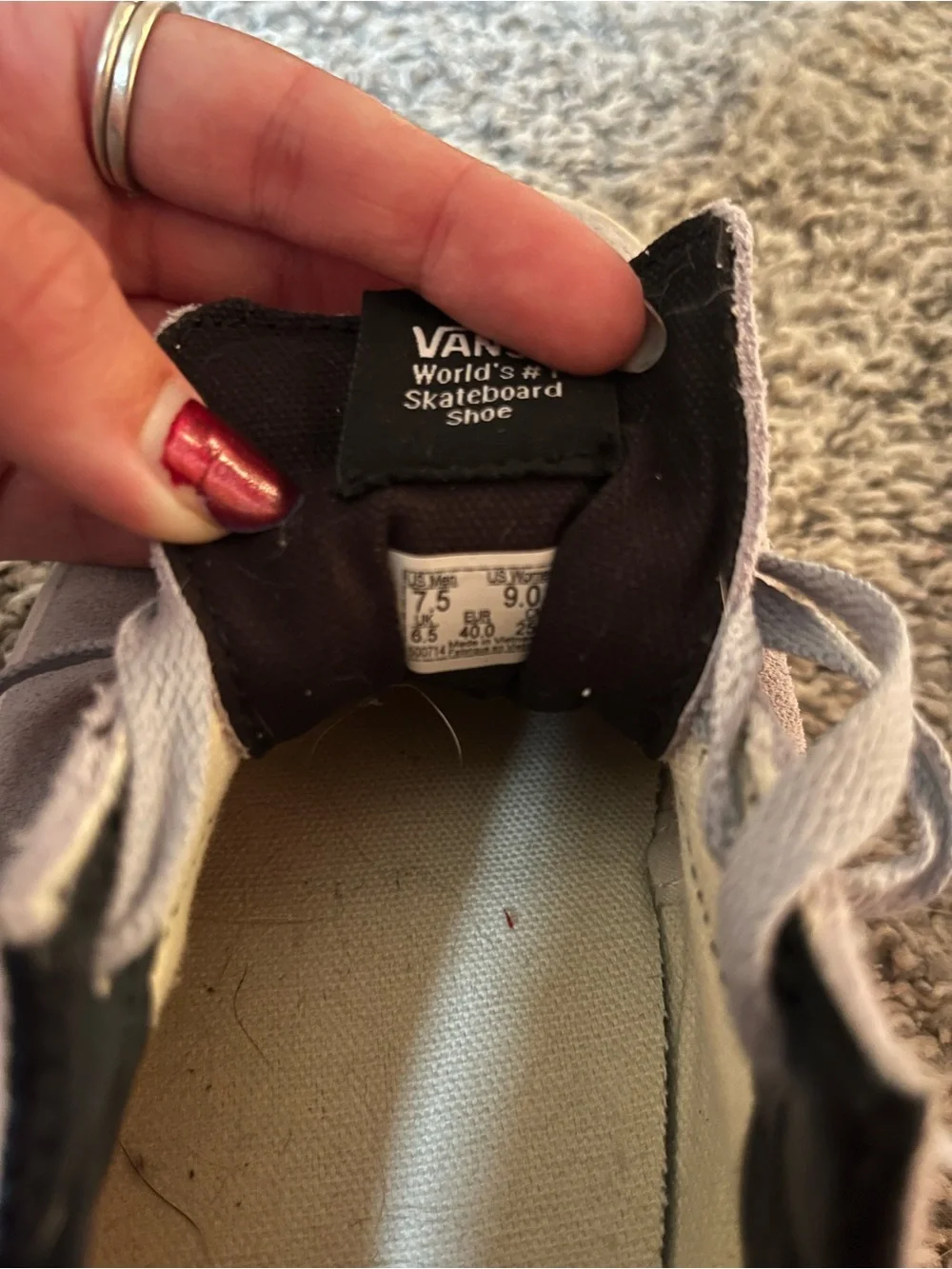 Women’s Light Purple Vans